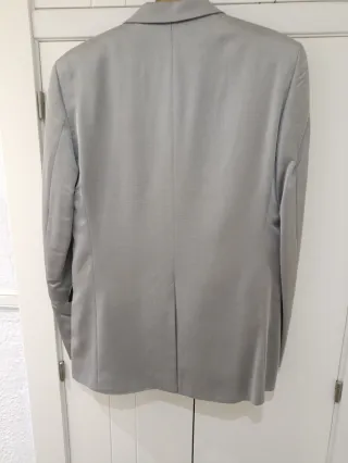 Traje de 3 piezas CLIPPED gris Talla M