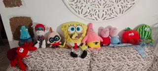 Lote Peluches Personajes Disney