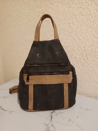 Bolso Guess Negro y Beige