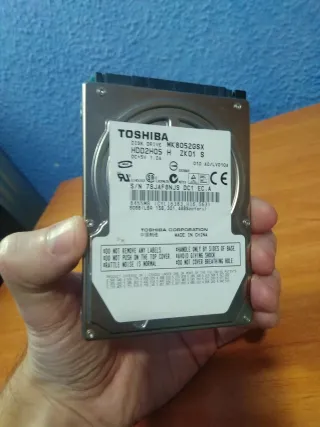 Disco Duro Toshiba 80GB SATA para Portátil
