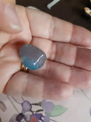 Agata Azzurra Pietra Dura Naturale