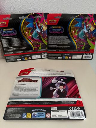 Lote 3 Blisters Pokémon TCG