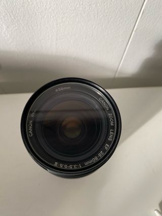 Objetivo 58mm Canon EF 28-80mm Autofocus