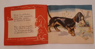 ANTIGUO CUENTO PAGINAS DESPLEGABLES 1948