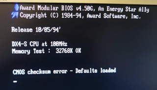 Processor Intel 486 DX4 100 3v