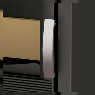 Termoestufa Leña Brompi Hydronova Plus Negra