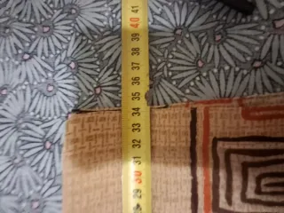 Fular donna beige e arancione