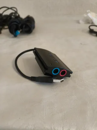 Micrófonos SingStar y adaptador ps2 a usb