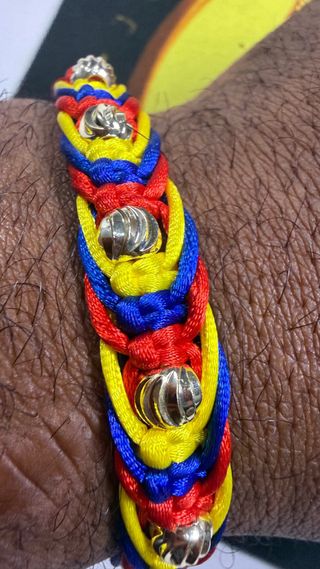 Pulsera Selección Colombia Oro Laminado