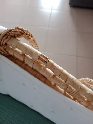 Moisés Cuna Mecedora Mimbre