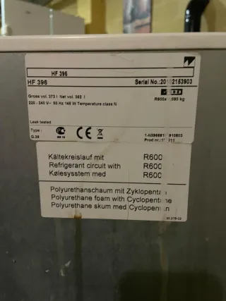 Congelador arcón blanco