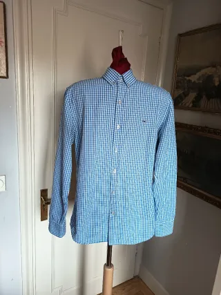 Camisa cuadros azul y blanco Vineyard Vines