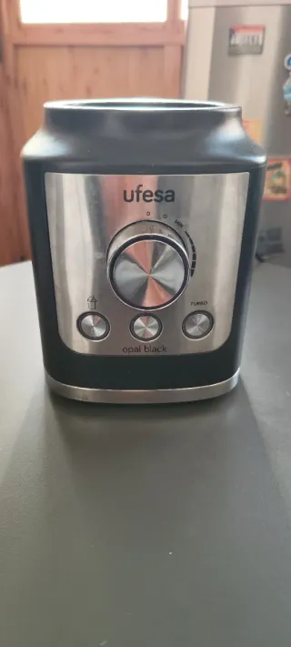 Batidora UFESA Opal Black Vaso Cristal