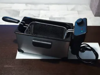 Freidora de aceite acero inoxidable