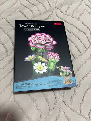 Puzzle 3D Flor Carnation CubicFun