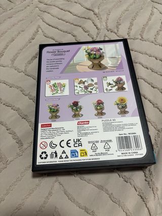 Puzzle 3D Flor Carnation CubicFun