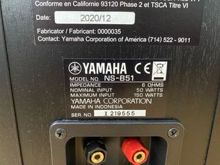 Altavoces Yamaha NS-B51 Negros