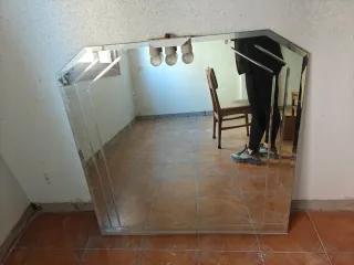 Espejo angular con luces