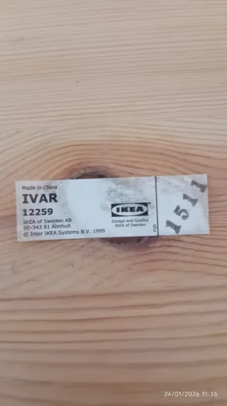 4 Sillas Ikea IVAR Madera