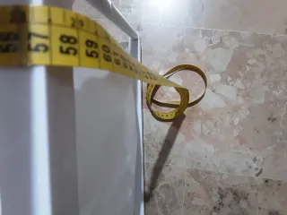 Burro o perchero Blanco Cesta Almacenaje muy nuevo