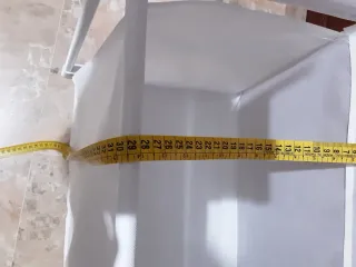 Burro o perchero Blanco Cesta Almacenaje muy nuevo