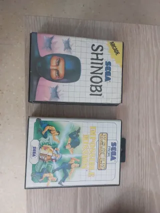 Master System 2 juegos + 1 regalo