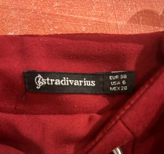 Falda Pantalón Granate con Lazos