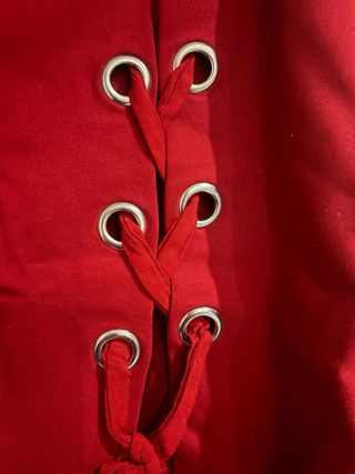 Falda Pantalón Granate con Lazos