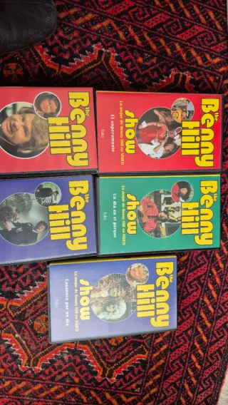 VHS El Show de Benny Hill 5 videos