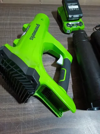 Greenworks G24ABK2 Soplador de Hojas a Batería