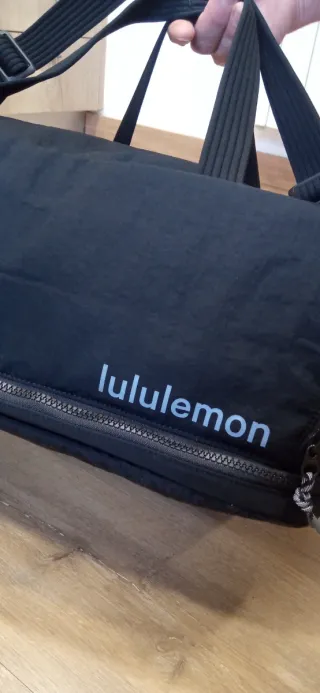 Bolsa Deporte Lululemon Negra Yoga