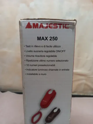 Telefono Majestic Slimline Corded Phone