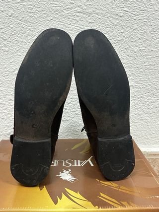 Botines Mango piel serraje hombre