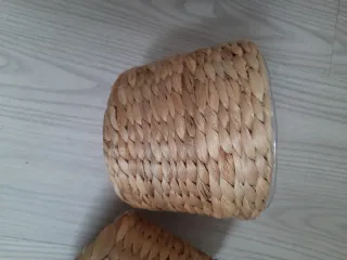 Set 2 Maceteros Bao Jacinto de Agua Trenzado