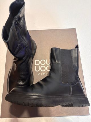 Stivaletti DouDou Kids vitello nero 36