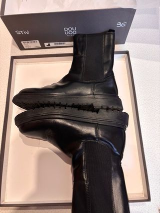 Stivaletti DouDou Kids vitello nero 36