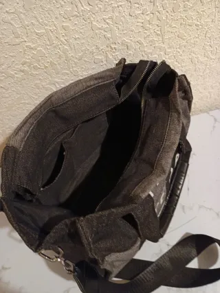 Bolso Tote Bag Negro Gris