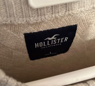 *NUEVO Jersey beis geométrico talla L Hollister