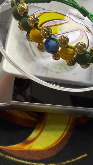 Pulsera Oro Laminado Selección Brasileña