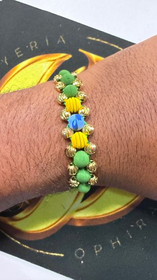 Pulsera Oro Laminado Selección Brasileña