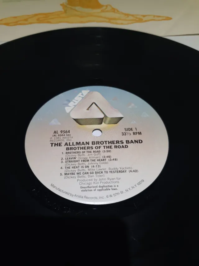 LP The Allman Brothers Band - Brothers of the Road