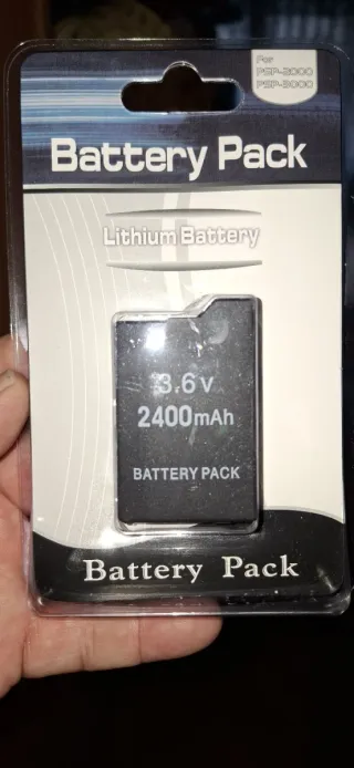 Batería PSP 2000 y 3000 2400mAh 3.6V Lithium