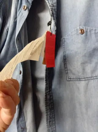 Camisa vaquera azul nueva