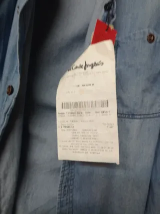 Camisa vaquera azul nueva