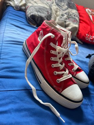 Zapatillas Mustang Rojas Mujer Talla 41