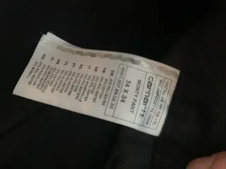 Pantalón Carhartt Negro