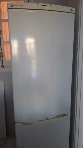 Nevera LG Blanca No frost 60x180 cm.