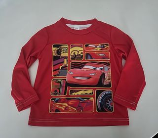 Camiseta Rayo McQueen niño 2-3 años