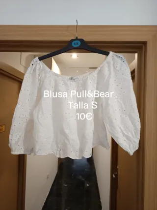 Blusa blanca talla S