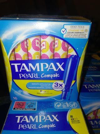 8x16 Tampax Pearl Compak Assortiti